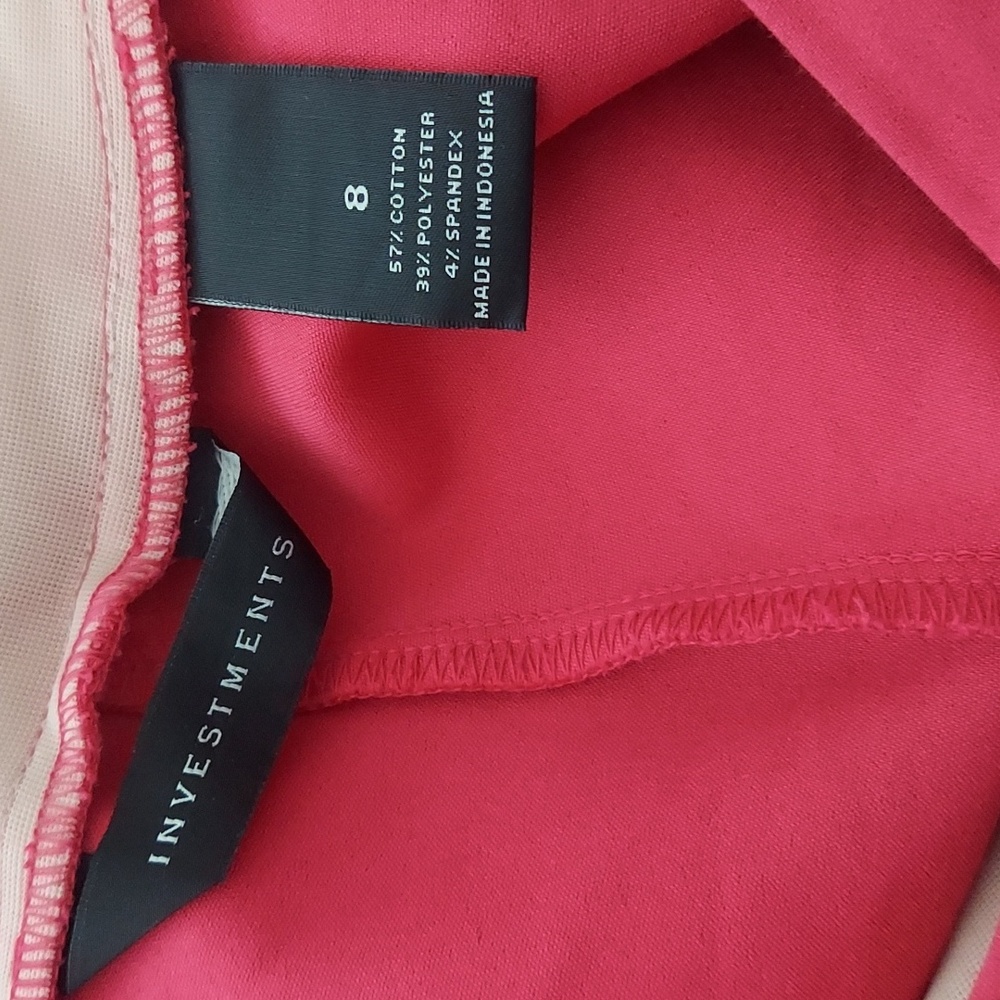 INVESTMENTS Fuschia Pink Pant Suit Size 6 Jacket, Size 8 Pants -Used - Picture 8 of 8